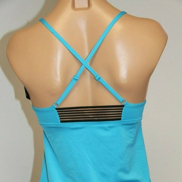 NWT Nike Swimsuit Swimwear 2pc set Sz S Tankini High Waist Bottom - Picture 7 of 7